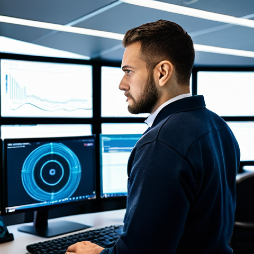 보안관제센터 운영 KPI 설정법 - Cybersecurity Professional**

*   **Subject:** A cybersecurity analyst working at a modern SOC (Secu...