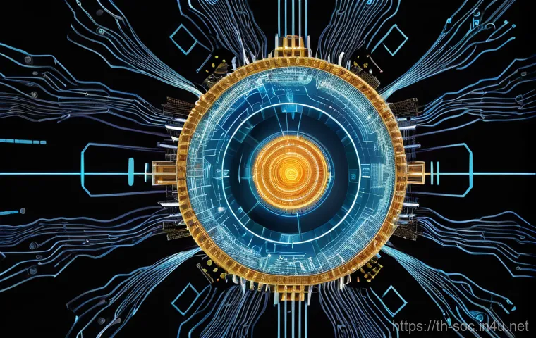 보안관제센터 일상업무 사례 - **Prompt:** A diverse team of cybersecurity analysts, dressed in smart casual attire, intensely focu...