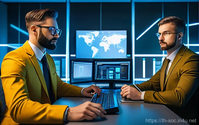 보안관제센터 해외 취업 준비 팁 - Here are three image generation prompts in English, designed to be detailed and adhere to all safety...