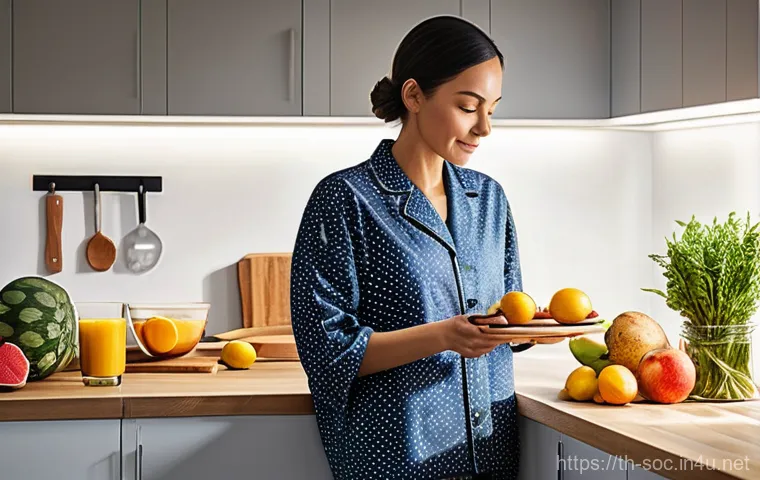 보안관제센터 근무 스트레스 관리법 - A serene young adult, dressed in a professional but comfortable work uniform, is taking a mindful br...